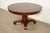 R. J. Horner Style Monumental Antique American Empire Mahogany Split Pedestal Extension Dining Table With Eight Leaves, Newly Refinished For Sale - Image 14 of 14