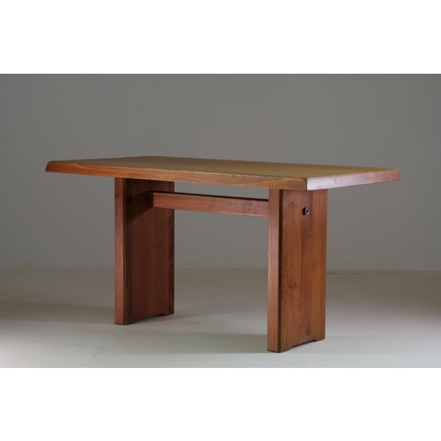 Elm Table Model T14a attributed to Pierre Chapo, France, 1960s For Sale - Image 18 of 18