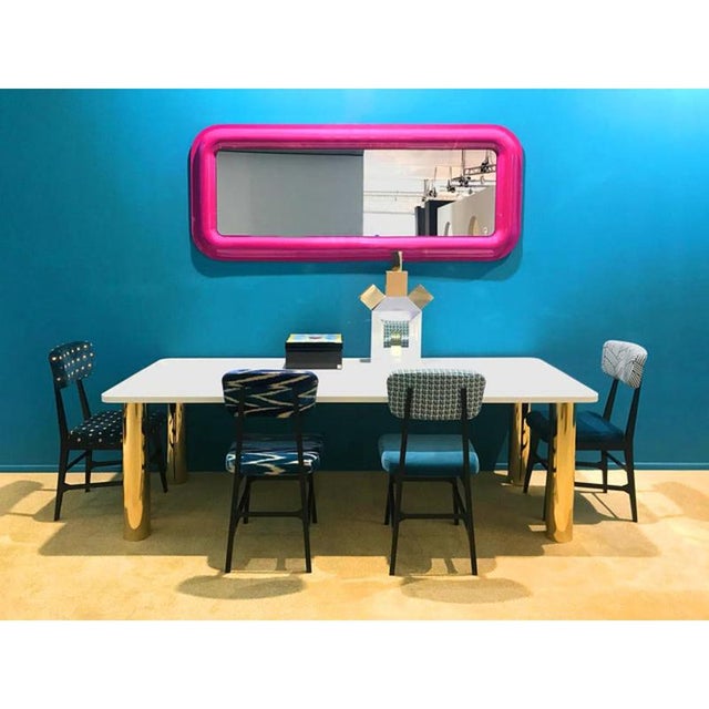 Not Yet Made - Made To Order Convex Floor Mirror in Powder-Coated Aluminum by Altreforme For Sale - Image 5 of 11