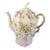 1930s Boho Chic Green and Purple Floral Teapot, Creamer, Milk Jug For Sale