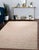 10x14 Rhea Selene Coral Solid Open Field Modern Flatweave Wool Carpet Rug For Sale - Image 9 of 11