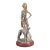 1920s Silver-Plated Art Deco Style Sculpture, Lady With Borzoi Dog For Sale