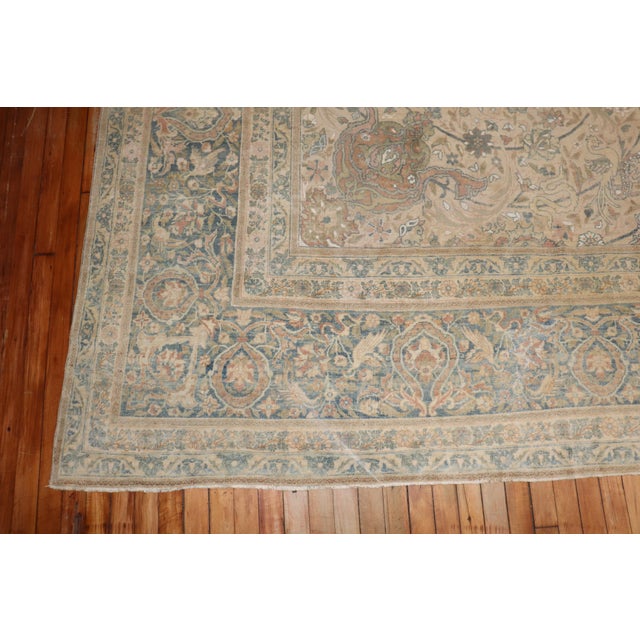 Oversize Antique Zabihi Collection Persian Kerman Carpet - 11'9" x 16'10" For Sale In New York - Image 6 of 12