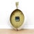 Mid Century 1960s Brass Wall Clock by Atlanta Electric For Sale - Image 4 of 5