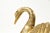 Brass Vintage Hollywood Regency Large Brass Swan Planter Pot For Sale - Image 8 of 15