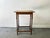 A characterful Edwardian oak occasional table with four barley twist legs and H-shaped stretcher rail. Solid oak...