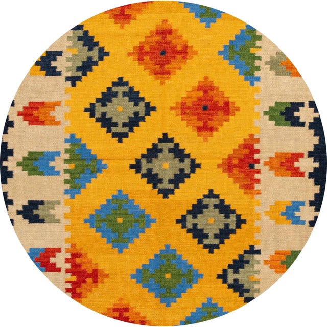 21st Century Modern Kilim Rug 5 '6'' X 8' 1''. Chairish