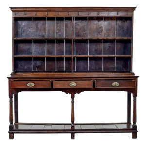 Early 19th Century Welsh Oak Dresser and Rack, 1815