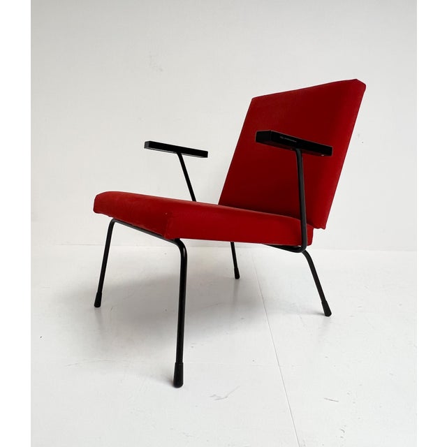Gispen 1407 Armchair by Wim Rietveld, 1950s For Sale - Image 9 of 11