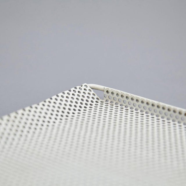 Enameled Metal Plate attributed to Mathieu Matégot, 1950s For Sale - Image 3 of 5