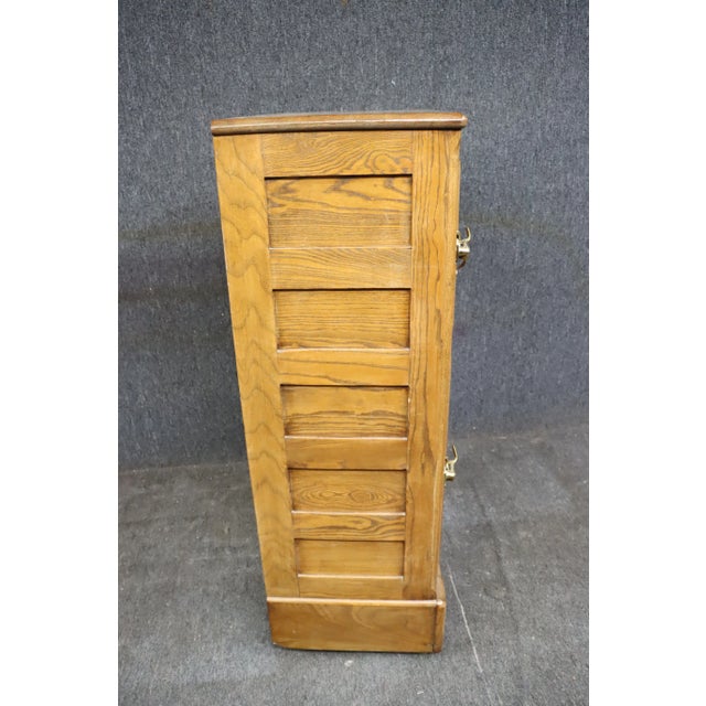 "The Oriole" Baltimore Oak Ice Box For Sale - Image 10 of 13
