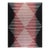 8x10 Black Flat Weave Wool Hourglass Motif Geometric Modern Carpet Rug For Sale