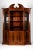 20th Century Nathan Margolis Mahogany Wood Two Parts Breakfront For Sale - Image 11 of 13