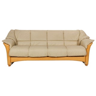 Oslo Leather Three-Seater Sofa from Stressless For Sale