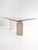 Travertine and Glass Dining Table with Sculpted Legs, 1970s For Sale - Image 9 of 12