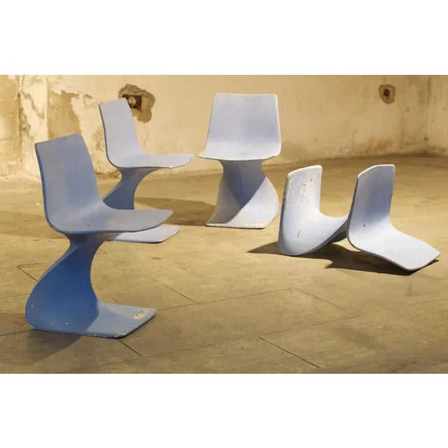 Naila Editor Side Chairs by Christian Adam for New Form, Italy, 1971, Set of 4 For Sale - Image 6 of 8