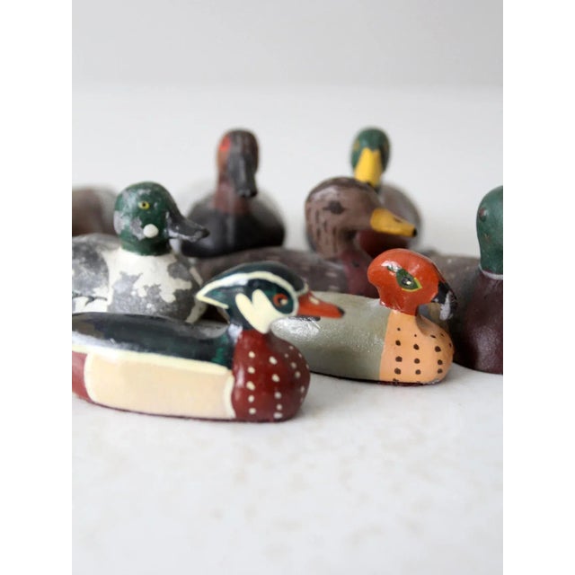 Vintage Hand Painted Cast Iron Duck Collection For Sale - Image 12 of 12