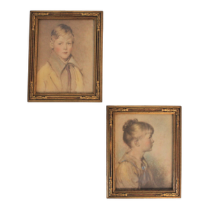 Framed Vintage Peter & Charlotte Prints