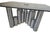 Metal Coffee Table in Chrome and Smoked Glass by Marco Zanuso, 1970s For Sale - Image 7 of 8