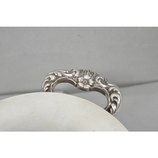 Vintage Lancaster Rose by Poole Large Oval Silver Plated Covered Soup Tureen For Sale - Image 17 of 18