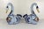 Mid 20th Century Vintage Ceramic Decorated Swans Floral Display - a Pair For Sale - Image 5 of 12