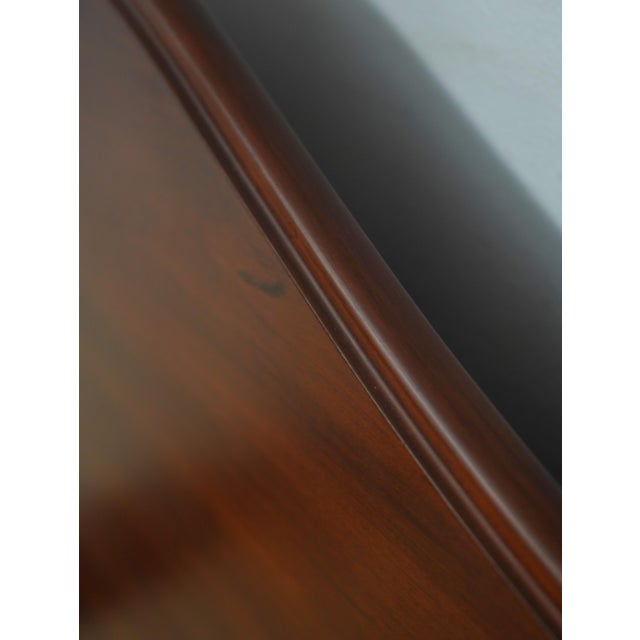 Wood Henkel Harris Model 160 Cherry Queen Size Poster Bed For Sale - Image 7 of 17