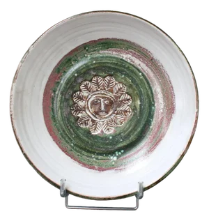Mid-Century French Decorative Platter by Albert Thiry, 1960s