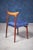 Blue Vintage Teak Dining Chairs by Kurt Østervig, 1960s, Set of 6 For Sale - Image 8 of 10