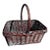 Rustic European Woven Wicker Gathering Basket For Sale