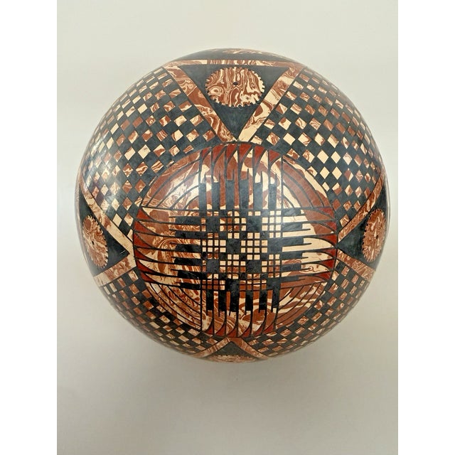 Ceramic Vintage Mata Ortiz Ceramic Pot For Sale - Image 7 of 9