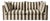 Sophie Conran Coco 3 Seater Sofa - Chocolate Stripes with Knife Edge Cushion For Sale