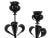 Vintage Gothic Revival Style Wrought Iron Candle Holders - Set of 2 For Sale - Image 4 of 8