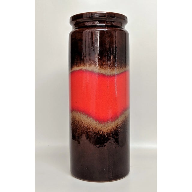 Scheurich Keramik West German Ceramic Vase For Sale - Image 10 of 11