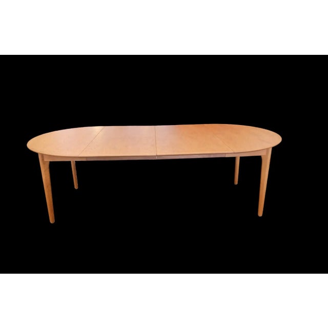 Vintage Danish Dining Table Veneered in Oak by Arne Vodder for Vamø, 1960s For Sale - Image 12 of 18