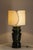 Tote Deep Green Glazed Ceramic Table Lamp by Studio Karen B For Sale - Image 6 of 8