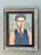 Vintage Original Oil Portrait of Man With Birds For Sale - Image 4 of 12