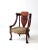 This is a rare antique 19th century arm chair. The American Empire style chair features claw feet, lion head carved...