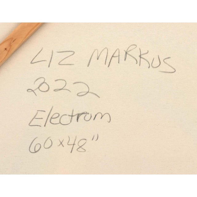 Textile Liz Markus "Electrom" Acrylic, 2022 For Sale - Image 7 of 7