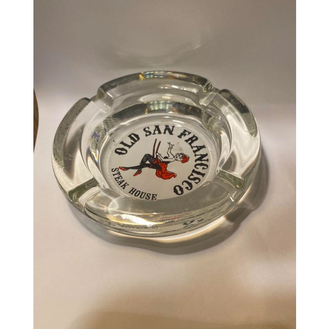 Art Deco 1970s Old San Francisco Steak House Ashtray Catchall For Sale - Image 3 of 8