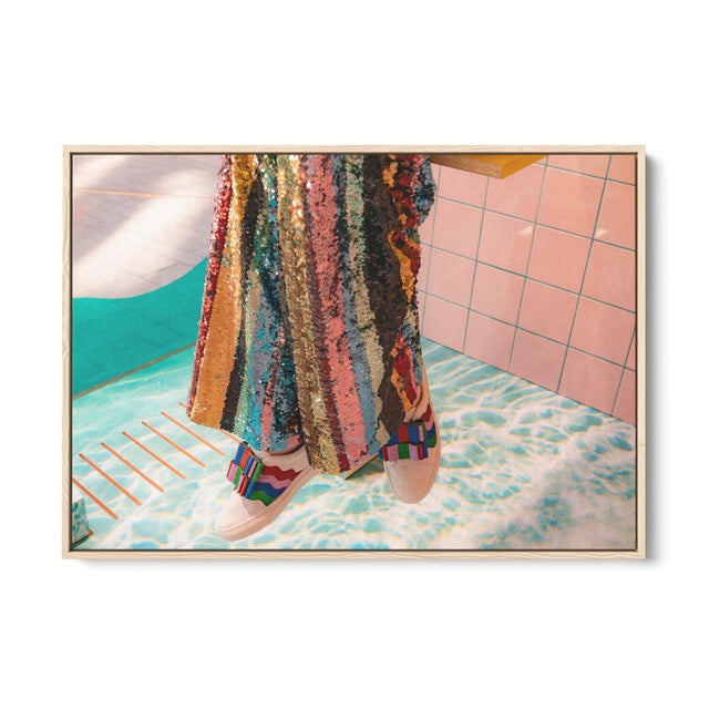 Rainbow Sequins (2019) Archival pigment on canvas in wood floater frame Dimensions: 36 x 48 in Edition: 3/6 Artist: Tommy...