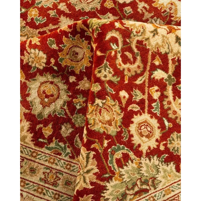 Textile Mogul, One-of-a-Kind Hand-Knotted Area Rug in Red, 8' 2" x 10' 4" For Sale - Image 7 of 8