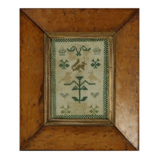 Georgian Miniature Sampler, Circa 1830 For Sale