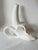 Ceramic Vintage Y2k Ceramic White Pop Art Banana Bud Vase For Sale - Image 7 of 7