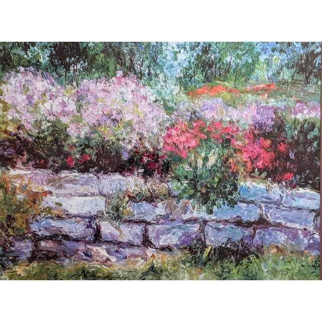 Late 20th Century "Scintillating" by Henrietta Banfi Milan Framed Impressionist Print For Sale - Image 5 of 15
