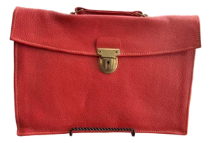 1960s Vintage Red Bonnie Cashin Coach Portfolio Bag