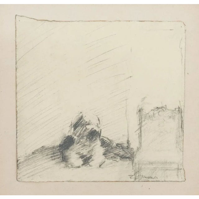 Contemporary Robert O'Meara House Scenes Graphite Sketches, 3 For Sale - Image 3 of 12