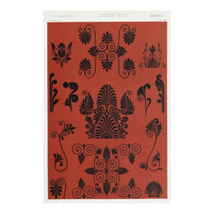 Greek Grammar of Ornament Chromolithgraph by Owen Jones