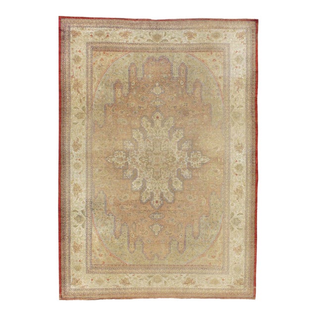 Galerie Shabab Collection Mid-20th Century Handmade Turkish Sivas Accent Rug For Sale