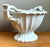 Ironstone Fluted Ceramic Footed Orchid Bowl For Sale In West Palm - Image 6 of 12