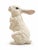 Large Vintage 1970s/1980s Standing White Ceramic Rabbit Figurine - 12 in Tall For Sale In San Diego - Image 6 of 6